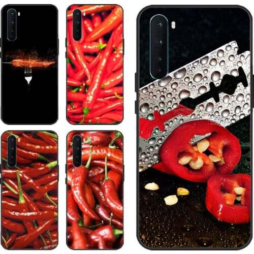 Red Pepper Pattern Case For Realme 7 Pro 6 C3 XT X7 For OnePlus 8 Pro Nord 7T OPPO Find X2 Pro Reno4 Case