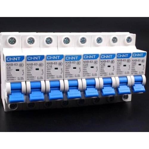 Chnt chint NXB-63 1 p 1a 2a 3a 6a 10a 16a 20a 25a 32a 40a 63a 230 v 220 v 50 hz diminuto disjuntor mcb novo dz47