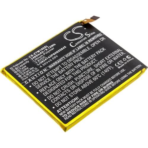 CS 2400mAh/9.12Wh battery for ZTE Mono MO-01J,Mono MO-01J TD-LTE,Mono MO-01K,Mono MO-01K TD-LTE Li3824T43P8H655845