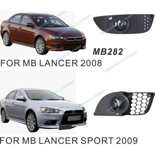 Fog Lights Kit for Lancer Ex Fog Lamp with Bulb Wire Switch for Lancer Gt Full Set Front Lamp 2007-2018 Halogen Bulb