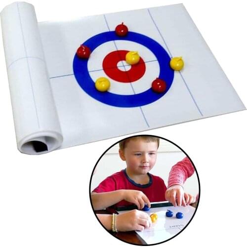 Curling Game Home Instant Roll-Up Indoor Game by Sports Toy