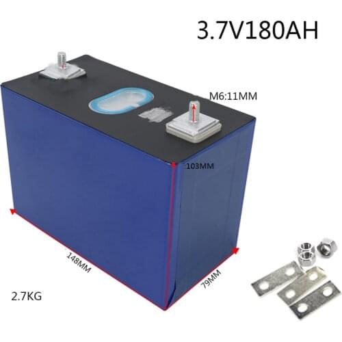 3.7v 180Ah Lithium ion battery lithium battery for DIY 12V 48V 180Ah scooter bike Solar energy storage golf cart inverter