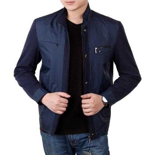 Arrival Mens Jacket New Spring Autumn Fashion Stand Collar Zipper Slim Casual Style hot Sale Overcoat 7 Colors WD0191
