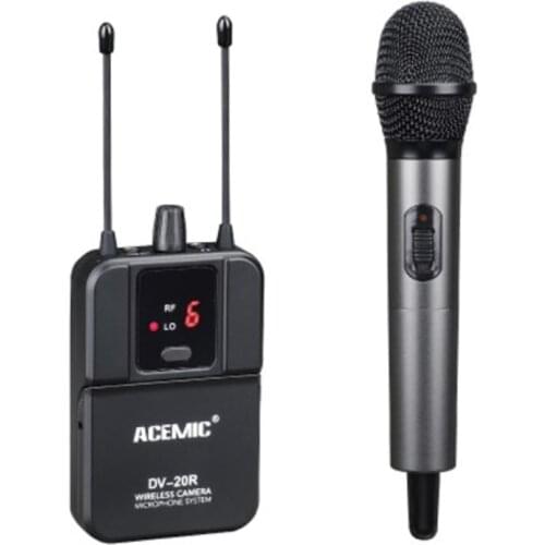 New ACEMIC DV-20H1 DSLR / camera wireless microphone system competitive price wireless digital recording microphone