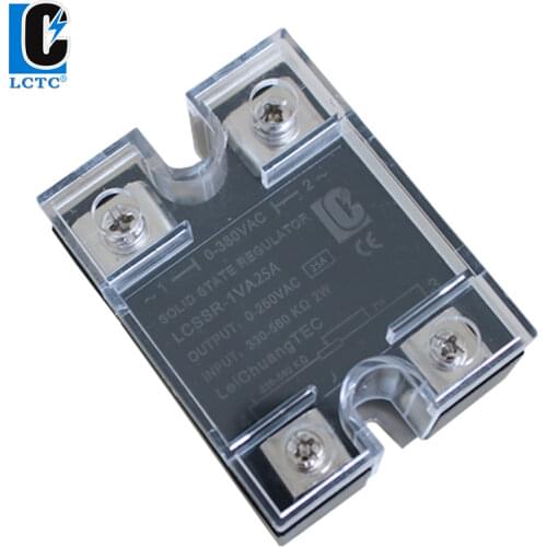 SSVR 40A 380VAC 1 Phase Solid State Voltage Regulator Relay Potentiometer Control Solid State Relay