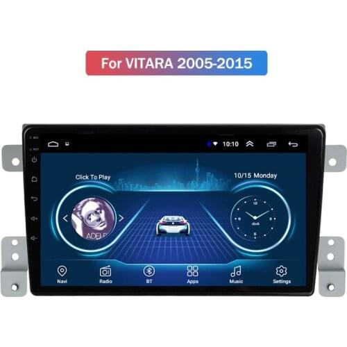 Full touch car Multimedia player For Suzuki Super Vitara 05-15 Car Android Big Screen GPS Navigation Android 9 car dvd gps