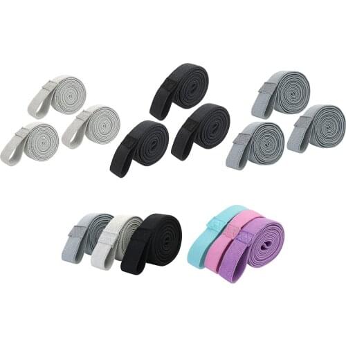 Durable Stretch Strap Elastic Soft Fitness Warm Up Workout Stretching Band Strap for Yoga Dance Beginner Pulling Sport