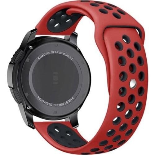 20/22mm watch band for Samsung watch active 2 42mm Classic Sport belt silicone bracelet Galaxy watch 3 45mm Strap 42mm 46mm