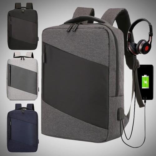 2020 New Fashion Mens Backpack Bag Male Polyester Laptop Backpack Computer Bags High School Student College Students Bag Male