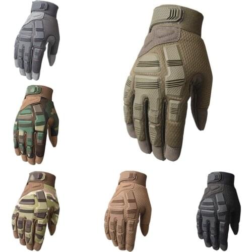 Touch Screen Tactical Gloves Army Military Combat Airsoft Outdoor Hiking Climbing Comfortable Anti-slip Full Finger Gloves