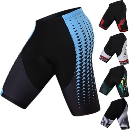 Teleyi 2021 Unisex Cycling Shorts Pro 3D Gel Padded Men Clothing MTB Bike Shorts Shockproof Downhill Bicycle Shorts Comfortable