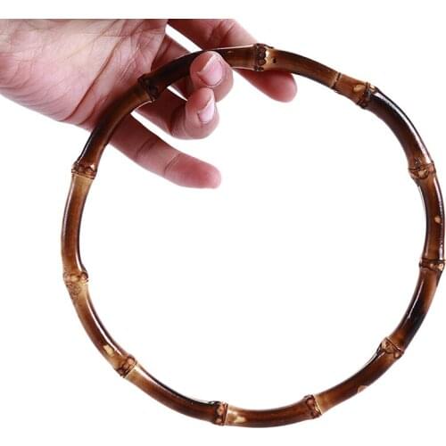 High Quality Handmade Bag DIY Bamboo Handle Bamboo Round Handle Bag Bamboo Handle DIY Bag Accessories