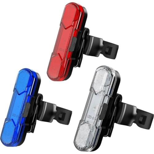 High Brightness Bike Rear Light USB Powerful LED Bicycle Warning Tail Light Rechargeable Outdoor Night Riding Cycling