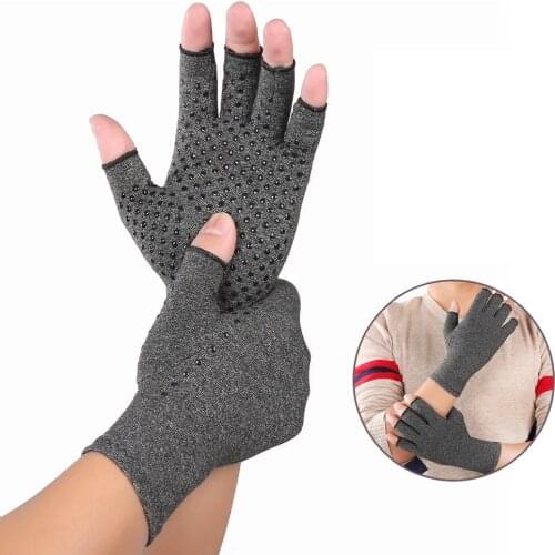 1 Pair Arthritis Gloves Compression Joint Finger Pain Relief Hand Wrist Support Brace Relax Therapy Pain Heathy Arthritis Gloves