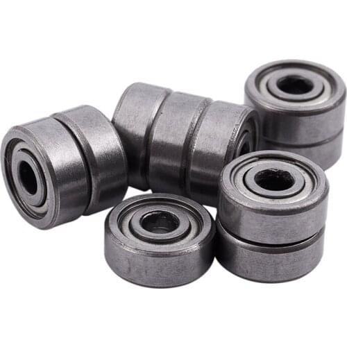 10 Pieces Miniature Radial Ball Bearings 623ZZ 3x10x4mm for RC Car Practico