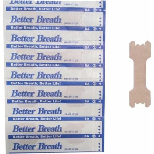 50PCS Better breath Breathe Right Nasal Strips Anti Snoring Strips Sleep & Snoring Nasal Strips Sleep Better Health Care