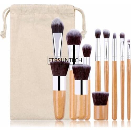 60sets Make Up Tools Pincel Maquiagem Bamboo Handle Makeup Cosmetic Eyeshadow Foundation Concealer Brush Set Kit F3629