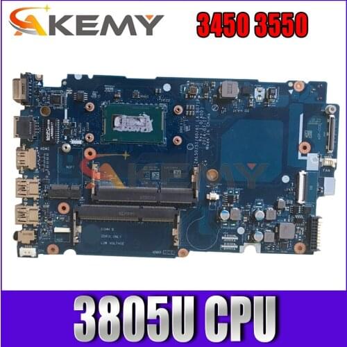 Akemy LA-B071P FOR Dell Latitude 3450 3550 Laptop Motherboard CN-019J9G 19J9G CPU3805U Mainboard NOTEBOOK PC 100%tested