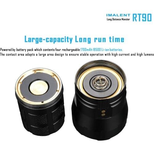 Imalent Flashlight Battery Pack, Only Used for RT90