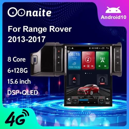 Car GPS Navigation Multimedia Player for Range Rover 2013-2017 Car Radio Android Auto HD Touch Screen 15.6 inch Head Unit