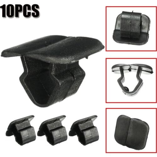 10Pcs 1H5863849A01C Plastic Hood Bonnet Insulation Clip Rivet Retainer For VW Polo Tiguan Passat B5 B6 SEAT Leon 2 Skoda Octavia
