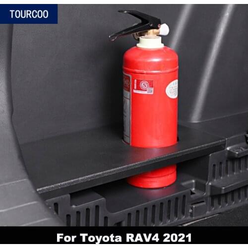 Fixed Bracket for Vehicle Fire Extinguisher for Toyota RAV4 2021 Car Rear Trunk Refitting Accessories