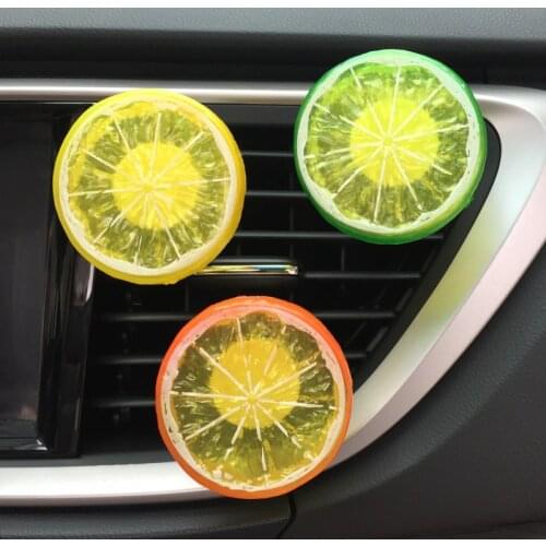 JOORMOM oranges car outlets, lemon car perfume clip interior decoration ornaments for car bling air outlet