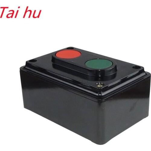 LA4-2H momentary reset start stop on off 2 position button switch control switch button box two keys drill switch