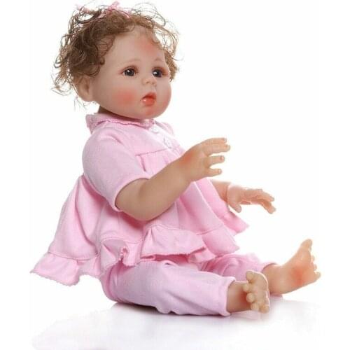 Hot Selling 18 Inch Girl Silicone Doll Products Recommended Rebirth Model Baby Doll Full dolls for girls