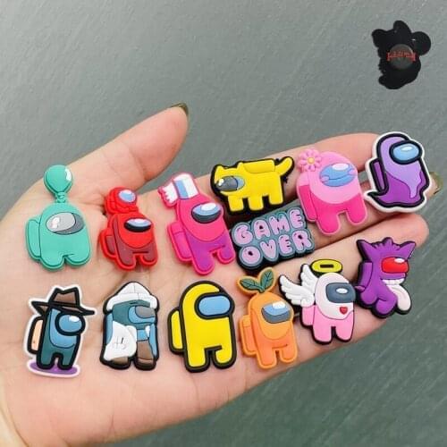 13PCS Hot Game Robot Fridge Magnet Cute Decorate Home Cartoon PVC Whiteboard Sticker DIY Refrigerator Magnets Children Gift