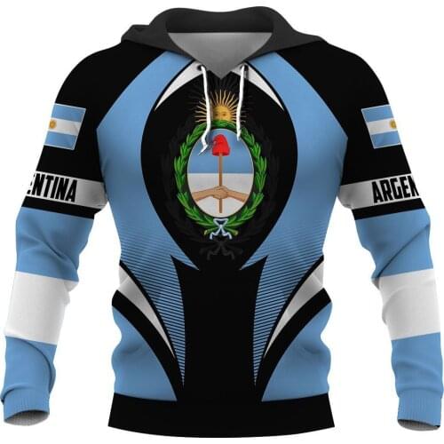 PLstarCosmos 3DPrint Newest Argentina Sport Country Flag Unique Men/Women Cozy Hrajuku Casual Streetwear Hoodie/Zip/Sweatshirt 2