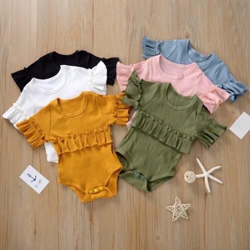 Baby Boy Romper Clothes Newborn Girl Rompers Cotton Short Sleeve Jumpsuit Outfit Clothes for Kids Baby Onesie Autumn 0-24M