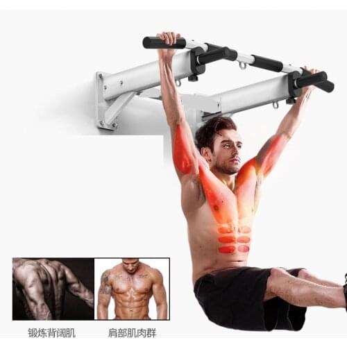Pull Up Bar AB Slings Chin Up and Fitness Equipment Sit Up Bar Muscle Training Bar Sandbags Hanger Wall-mounted