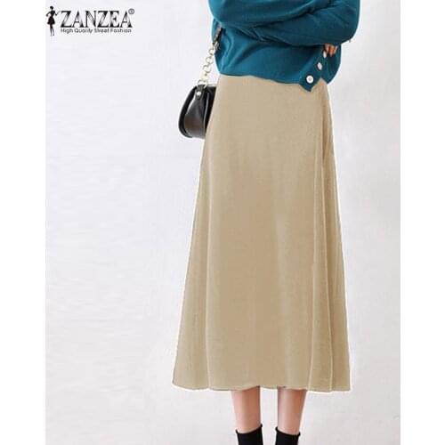 Женские юбки миди ZANZEA China At AliExpress