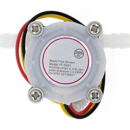 New Hot 1pcs Water Coffee Flow Sensor Switch Meter Flowmeter Counter 0.3-6L/min