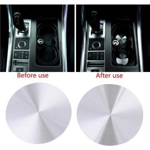 2 Pcs Cup Holder Cover Mat Trim For Range Rover Sport Vogue Discovery Universal