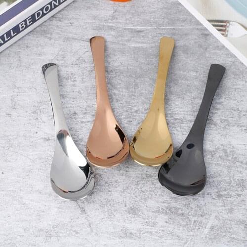 304 Stainless Steel Spoon 3 Size Large Gold Rice Soup Spoon Kids Ice Cream Dessert Spoon Kitchen Dinner Tableware Highly Quality