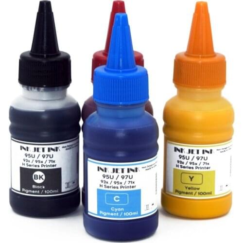4 color 100ml HP955 Refill Pigment Ink for HP 955 Officejet Pro 7740 8210 8216 8710 8720 8725 8730 8740 printer