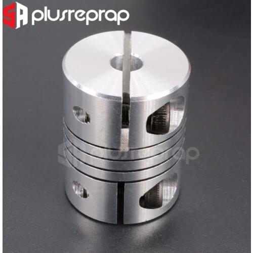 3D Printer Accessory 5X8mm Coupler CNC Aluminium Alloy Z Axis Stepper Motor Flexible Shaft Coupling For T8 Lead Screw