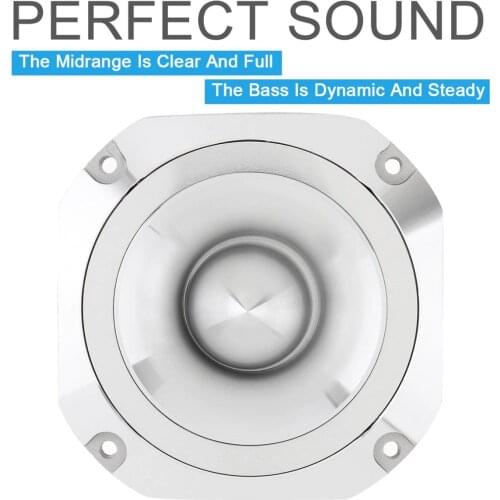 1 Piece 4 Inch 600W GT-S20 6OHM Car Aluminum Bullet Tweeter with Capacitor for Vehicle Auto Cars Stereo Modified