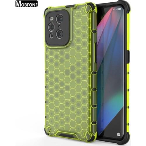 Case For Oppo Find X3 Pro X 3 Honeycomb Skin 2 in 1 Hard Shell + TPU Bumper Cover For OPPO Find X3 NEO /X3 Lite Shockproof Funda
