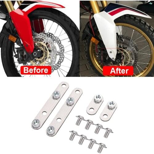 CRF1000L Motorcycle Front Fender Riser Mudguard Lift Bracket Rising Kit For Honda CRF1000L Africa Twin ADV DCT 2016-2019