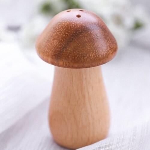 Wooden Toothpick Holder Personalized Japanese Household Solid Wood Toothpick Holders Storage Mushroom Simple Toothes Picking Box