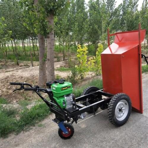 Electric Start Mini Transporter Tracked Carriage Truck Crawler Dumper 0.5Ton Load Capacity Cart Dumper
