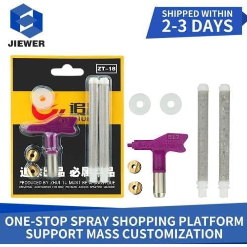 JIEWER Sprayer Nozzle And Stainless Steel Repair Tools Airless Spray Gun Filter Mesh Airless Spray Machine Accessories Filter
