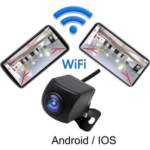 BigBigRoad Wireless Car Rear View Camera WIFI HD Car Parking Camera For IOS and Android Phone With Video Recording Function