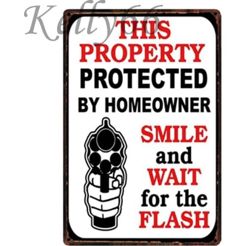 [ Kelly66 ] Family Rule Warning and House rule Metal Sign Tin Poster Home Decor Bar Wall Art Painting 20*30 CM Size y-1931