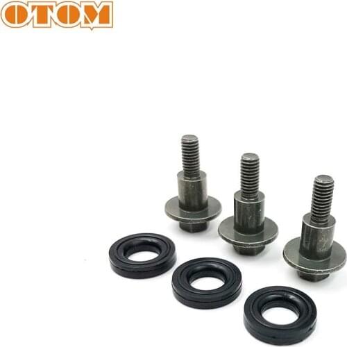 OTOM Motorcycle Cylinder Head Cover Bolt Tab Screw Mount Knob Cover Seal Kit For KAWASAKI KLX300 KLX250 YF300 LONCIN 300R VOGE