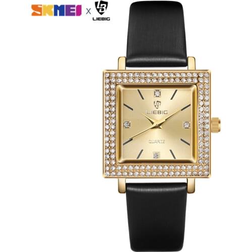 LIEBIG Women's Watches With Rhinestones
