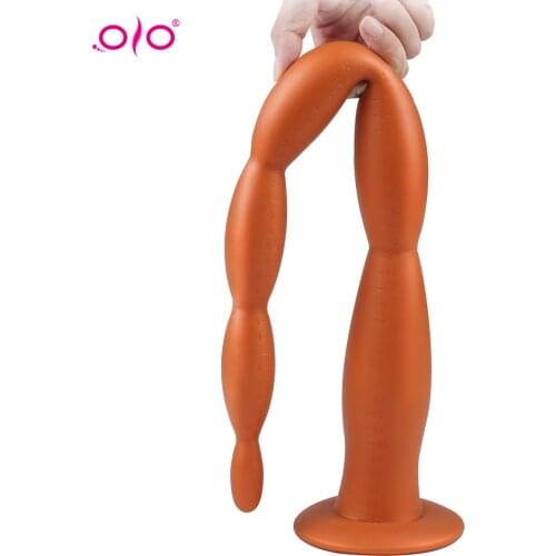 OLO Huge Anal Plug Buttplug Erotic Products For Adult 18 Silicone Plugs Big Butt Plug Anal Ball Vaginal Anal Expanders Bdsm Toys